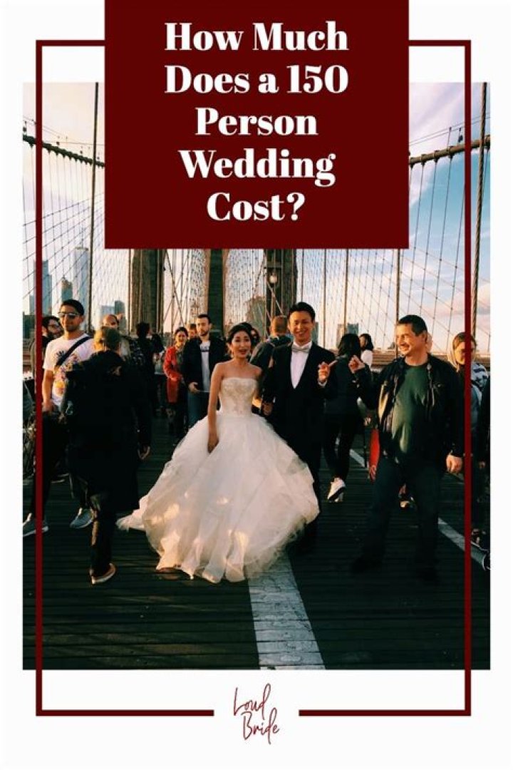 150 person wedding cost