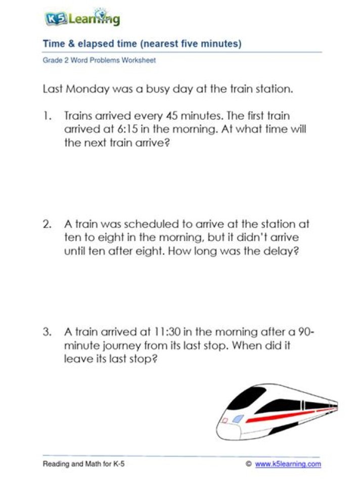 2 train time