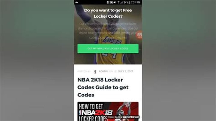 2k18 locker codes ps4