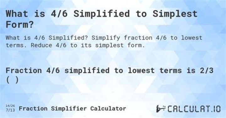 4/6 simplified