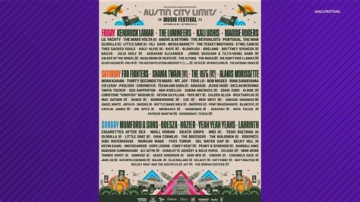 acl ticket prices 2019