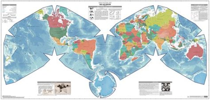 actual world map to scale