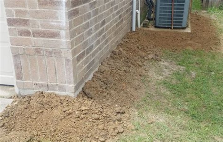 adding dirt around foundation