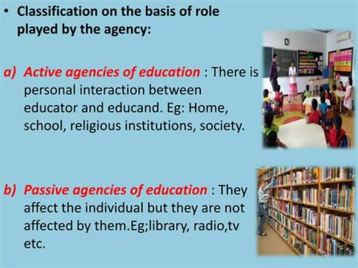 agencies of education is