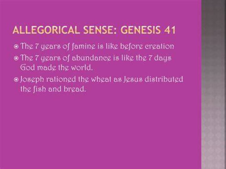 allegorical sense