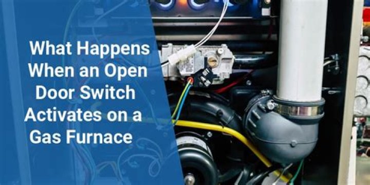 an open door switch on a gas furnace will cause
