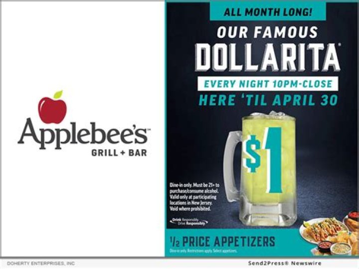 applebees 1 dollar drinks