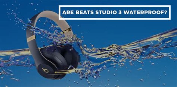 are beats studio 3 waterproof