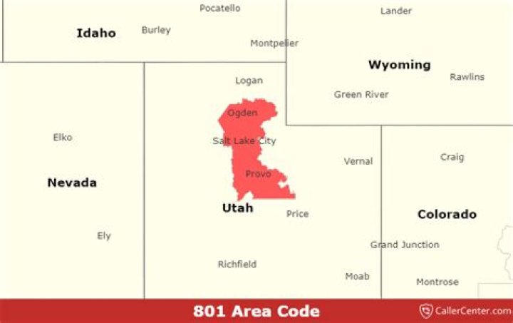 area code 801 time
