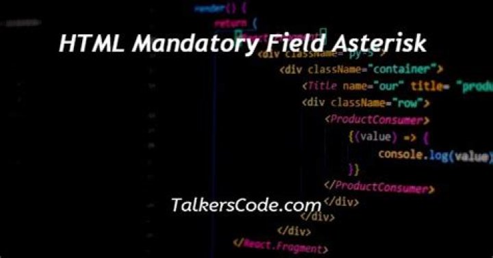 asterisk html code