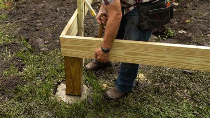 attach 4×4 to concrete