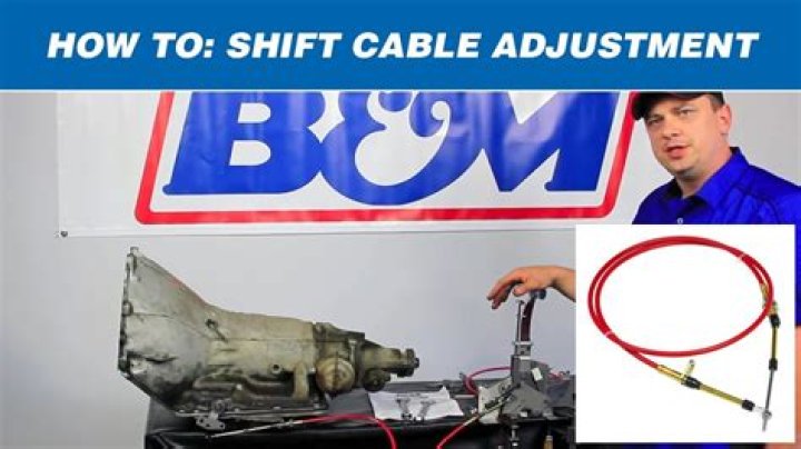 automatic transmission shifter cable adjustment