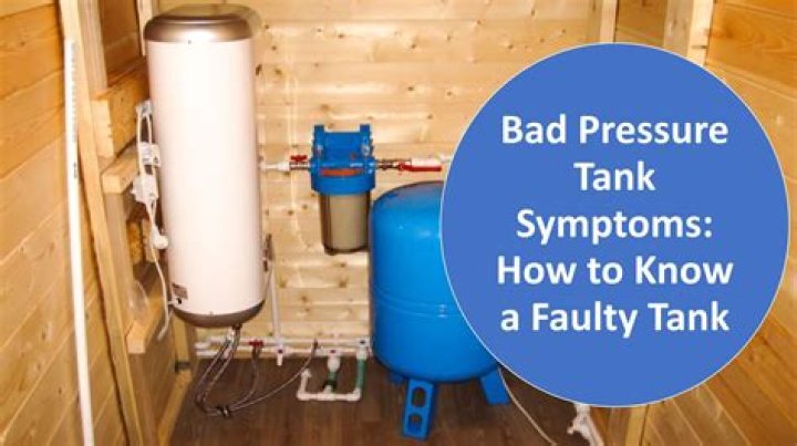 bad pressure tank symptoms