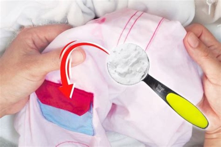 baking soda to remove colour run