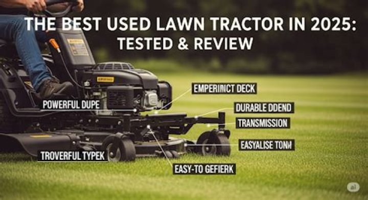 best used riding lawn mower