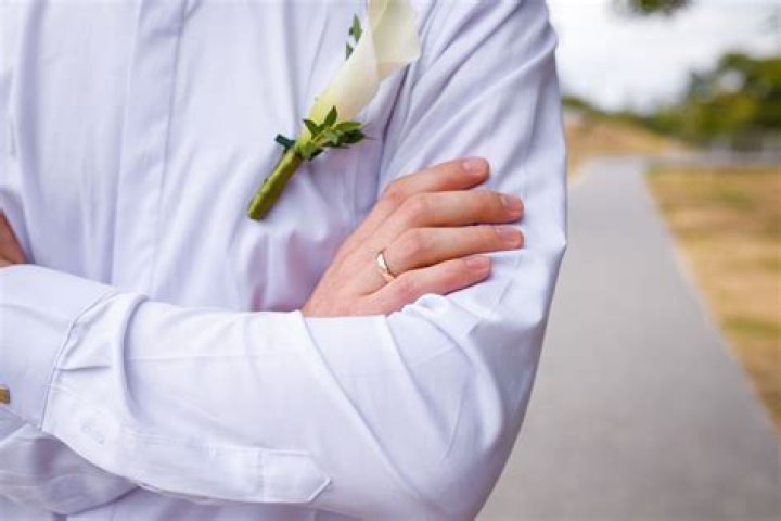 boutonniere on shirt