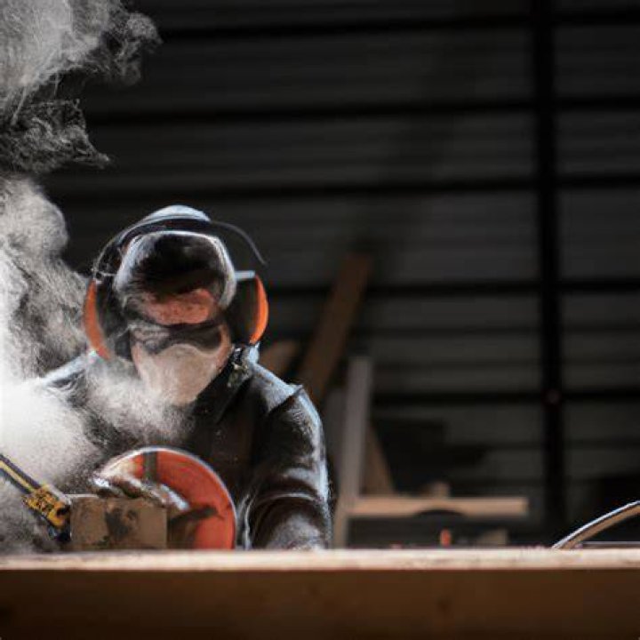 breathing in sawdust