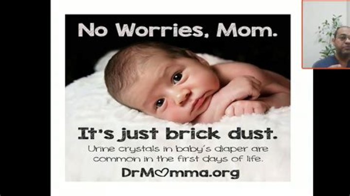 brick dust urine