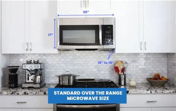 built in oven and microwave height from floor