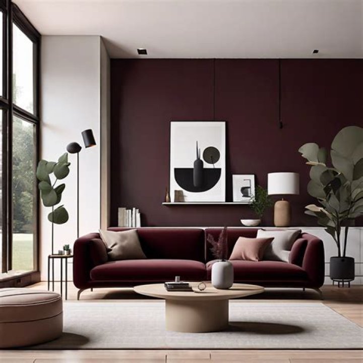 burgundy sofa what colour walls