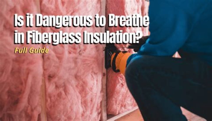 burning fiberglass insulation