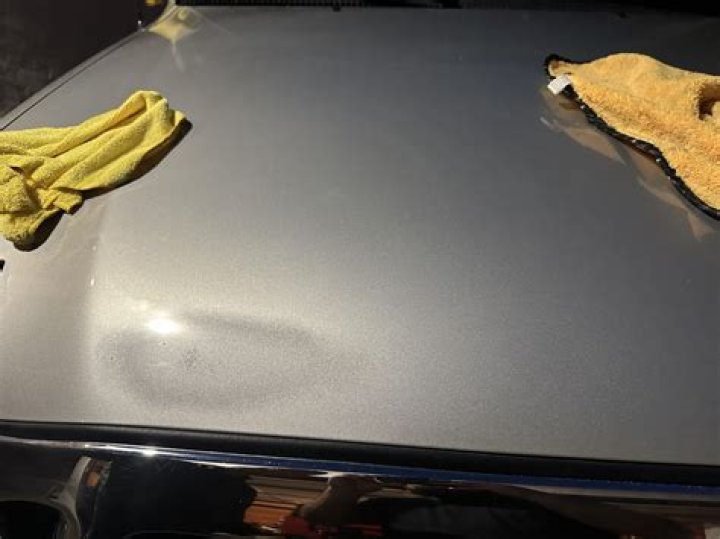 burnt paint on car