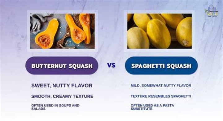 butternut vs spaghetti squash