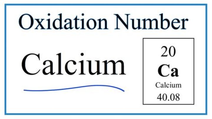 ca oxidation number