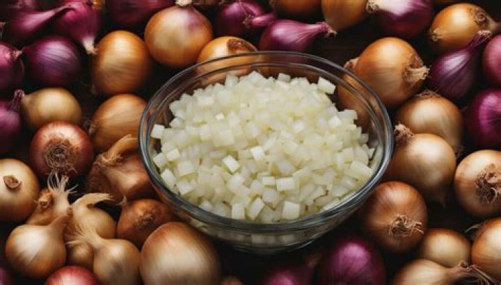 calories in 1 4 cup onion