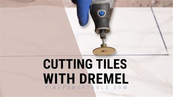 can a dremel cut tile