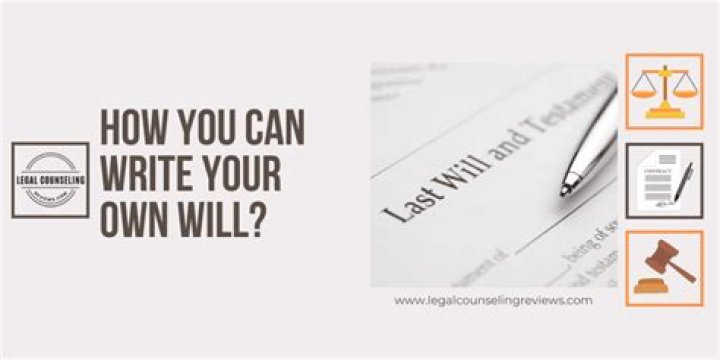 Can I write my own will and it be legal?