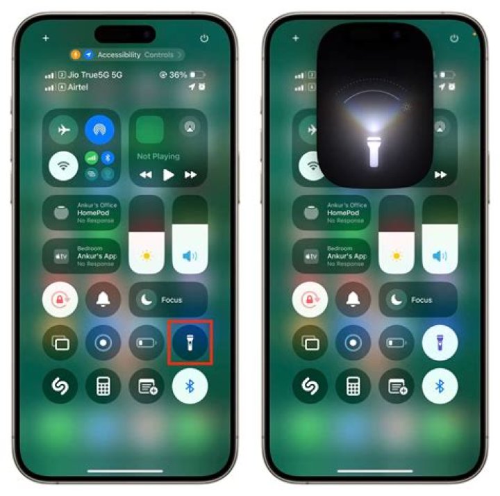 can the flashlight on the iphone burn out