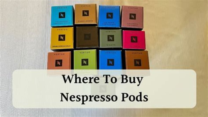 can you buy nespresso pods in stores