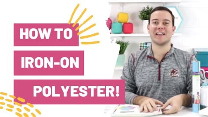 can you iron on polyester