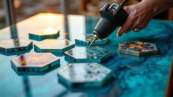 can you mix resin in glass