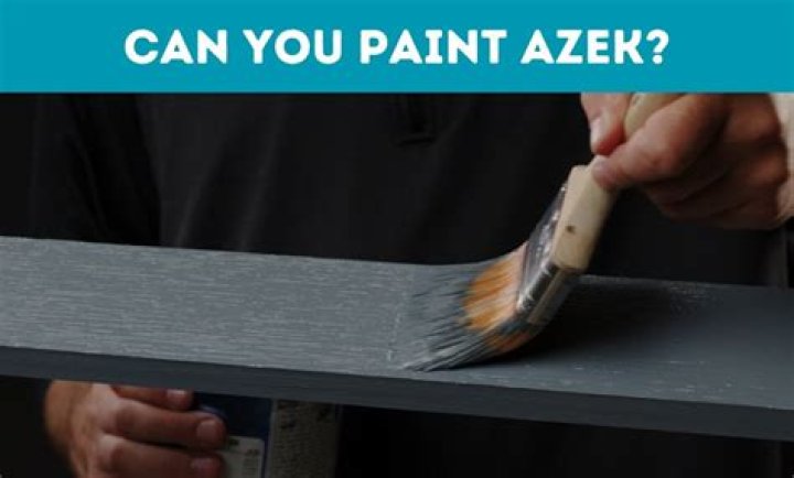 can you paint azek