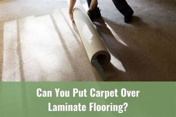 can you put carpet over laminate flooring