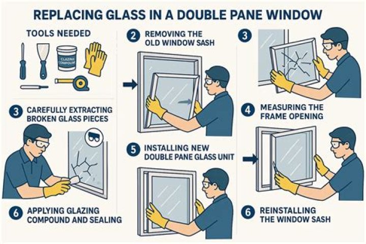can you replace a single pane of glass in a double pane window