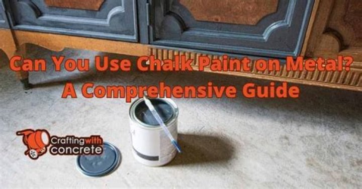 can you use chalk paint on metal