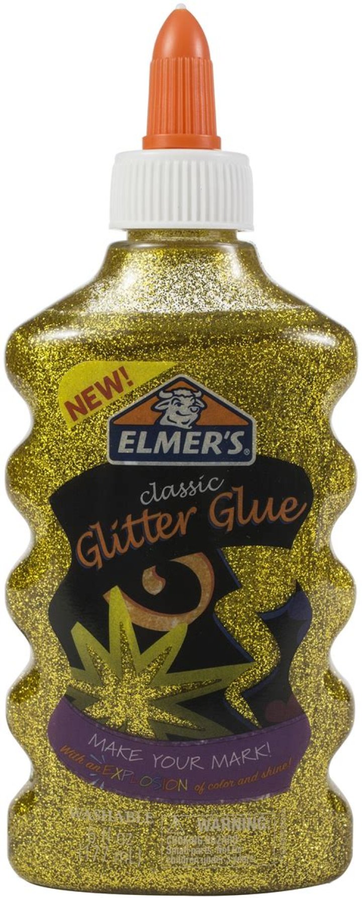 can you use elmer’s glue for glitter ornaments