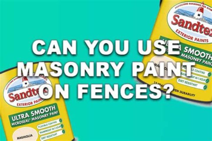 can you use masonry paint on metal