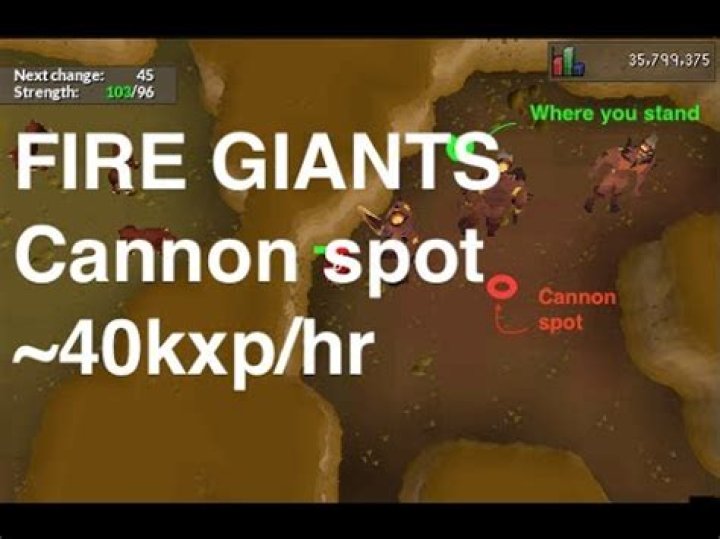 cannon fire giants osrs