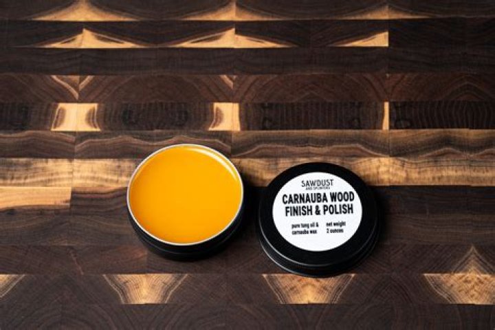 carnauba wax on wood