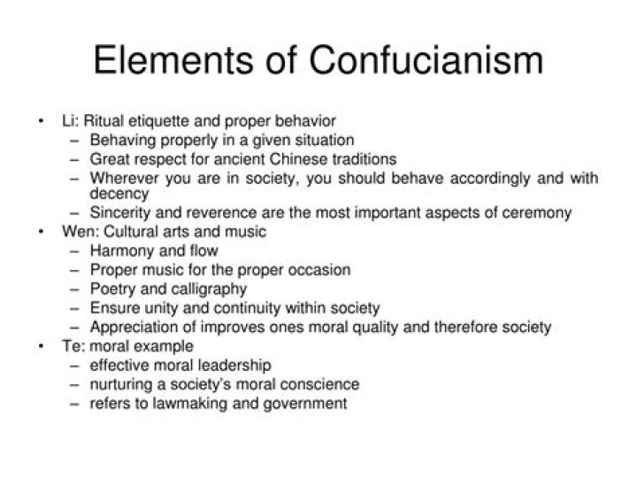 characteristics of confucianism