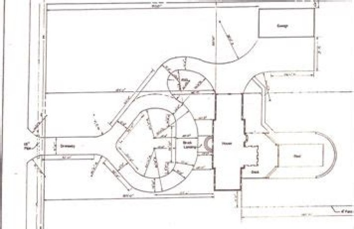 circular driveway dimensions