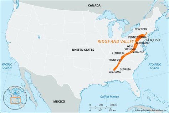 cities in valley and ridge
