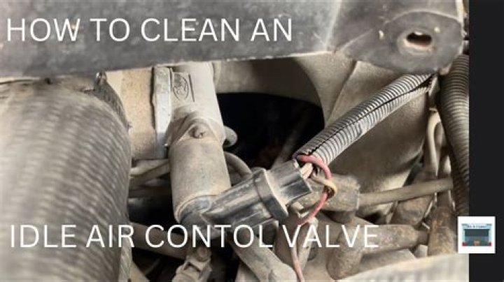 cleaning idle air control valve