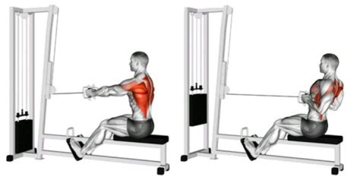 close grip cable row