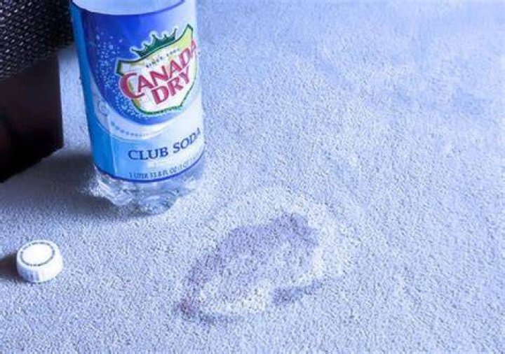 club soda carpet stains