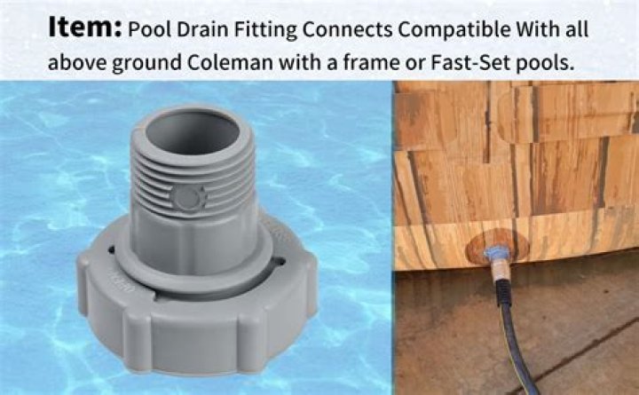 coleman pool drain plug